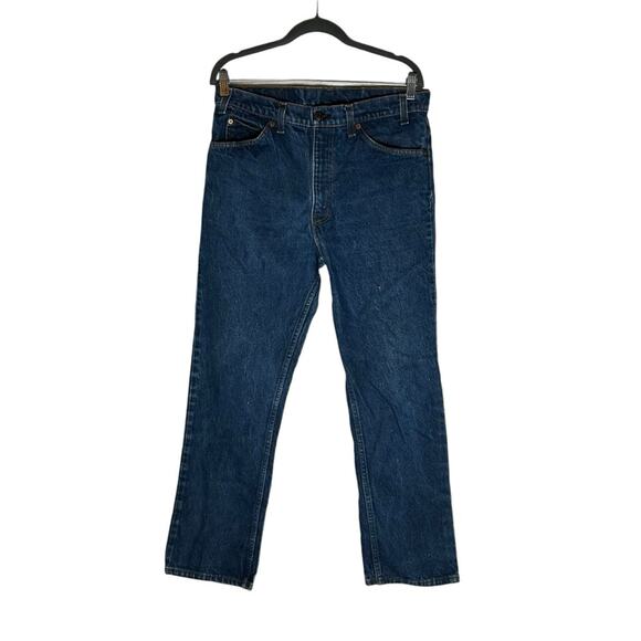 Vintage Levi’s 509 2017 Orange Tab Straight Leg Denim Blue Jeans Size 34X29